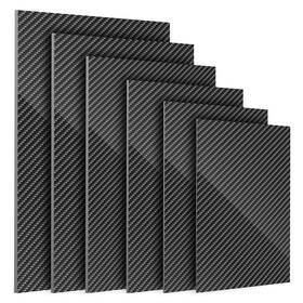 Kalolary Kalolary-z315 Carbon Fiber Sheet 250 X 100 1 Mm 3k Real 100-250-1mm Black