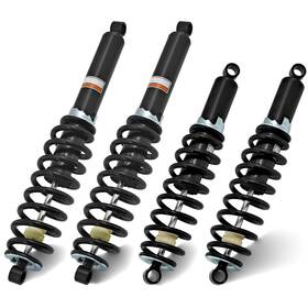 Kartiyer 7043755 4pcs Front Rear Struts Shocks Absorbers Assembly Compatible With Polaris Rang