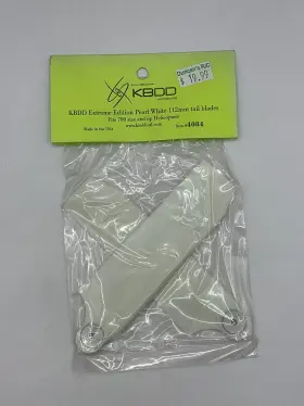 Kbdd 810130210930 Extreme Edition Pearl White 112mm Tail Blades Kbdd 810130210930 Extreme Edition Pearl White 112mm Tail Blades