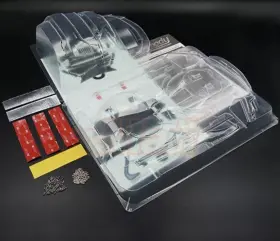 48695 Killerbody 48659 Lexus Rc F 195mm Wide Clear Body Full Kit For 1/10 Drift Car