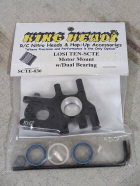 King Headz Scte-036 Losi Ten-scte Motor Mount With Dual Bearing New In Package