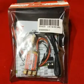 89459 Kingkong Thunder 2-4s 12a Esc Opto Red For Electric Rc Model Vehicle