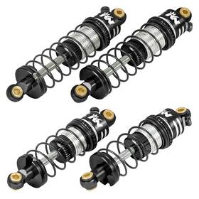 Kingnexx Kn-osmb428 Cnc Aluminum Oil Shock Set Black - Losi Micro-b / T