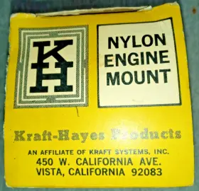 Km-60b Kraft- Hayes Kraft-hayes Glass Filled Nylon Motor Mount Km-60b Kraft- Hayes Kraft-hayes Glass Filled Nylon Motor Mount