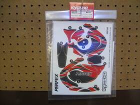 Kyosho 36270r Radio Skins Decals / For Kt-18 Red #
