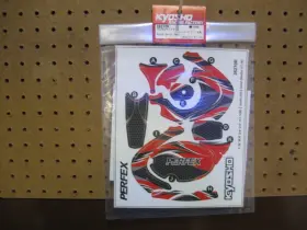 36270r Kyosho Radio Skins Decals / For Kt-18 Red #