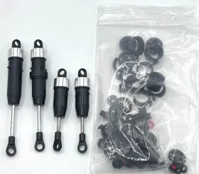 Gp-10 Kyosho Fd37 Vintage Rampage Set Of Front And Rear Shocks With Accessories Fd37/38 Gp-10 Kyosho Fd37 Vintage Rampage Set Of Front And Rear Shocks With Accessories Fd37/38