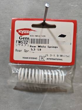 Kyosho Fm532-5520 Genuine Parts Rear White Spring Fm532-5319. New Sealed