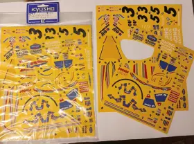 Gp57 Kyosho Decal Set New Radio Control Model 1/8 Scale Honda Nsr 500 Racer