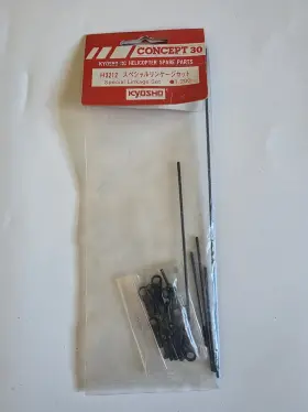H3212 Kyosho Concept 30 Linkage Set Sr-x Helicopter Part New Vintage