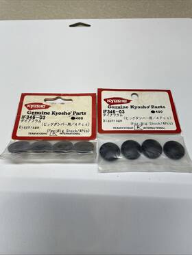 Kyosho If346-03 Rubber Diaphragm For Big Shock 4pcs Vintage Nip Nos Lot Of 2