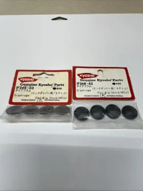 If346-03 Kyosho Rubber Diaphragm For Big Shock 4pcs Vintage Nip Nos Lot Of 2
