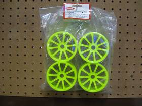 Kyosho Ish050ky Ten-spoke Wheels / Flouresent Yellow St-r/ #