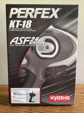 Kyo-82001ebk Kyosho Perfex Kt-18 Transmitter Limited Color Version 2.4ghz