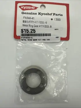 Kyofa540-41 Kyosho Kyofa54041 Mad Van Ve Metal Ring Gear 41t Or Fz02l-b