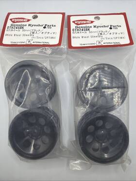 Kyosho Kyooth245bk 2 Sets Optima 8 Hole Wheel Black 4