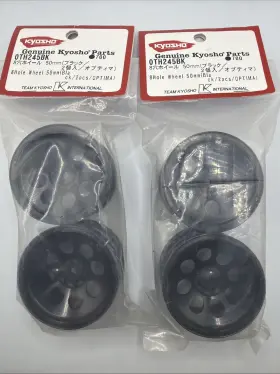 Kyooth245bk Kyosho 2 Sets Optima 8 Hole Wheel Black 4