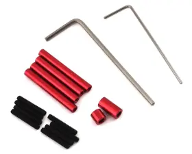 Kyomxw002r Kyosho Mxw002r Aluminum Link Rod Set 120mm Complete Anodized Finis