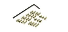 Mzw440 Kyosho Mini-z Mr03 Button Hex Screw Set Nickel - Brand New