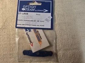 Ot-ur08 Kyosho Option Team Mp7.5 Front Lower Suspension Plate - Blue