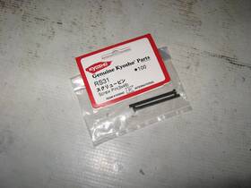 Kyosho Rs49 Vintage Rc 3 X 46 Screw Hinge Pins Steel Black 2 Rs31
