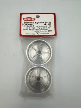 Sch001sc Kyosho Front Wheel Satin Chrome Plating 2 Enter Scorpion 2014 Parts Jp