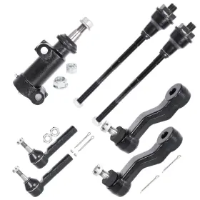 4-groove Lcwrgs 156251 7pcs Front Tie Rods Ends Pitman Arms Idler Arm Compatible W