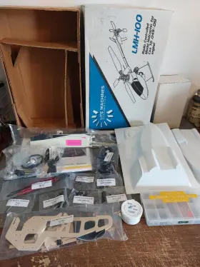 Lmh-100 Lite Machines Helicopter Kit Open Box Vintage Lmh-100 Lite Machines Helicopter Kit Open Box Vintage