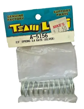 A-5156 Losi 660132005061 2.5 Spring 3.4 Rate Silver