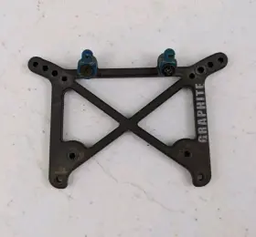 9722 Losi Vintage Rc Team Xxxt And Xxxnt Series Graphite Front Tower W Blue Body Posts