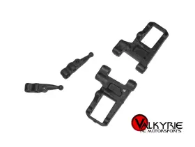 9739a Losi Vintage Rc Jrx-s Front Arms Set Plastic Graphite