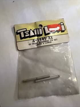 Losi A-1141 Vintage Team Rc Part No. Xx Front Bulkhead Pin Set Upper And Lower