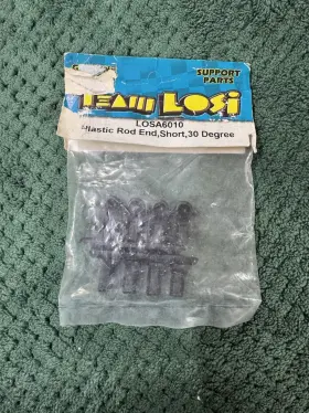 A-6010 Losi Team Ball Cup Rod Ends Short Black Plastic 30 Degree Xx4 Xx Xxt