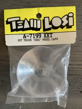 A-7199 Losi Vintage Team Xxt Truck Disc Wheel Covers A7199 New Old Stock Cr 7077 7177