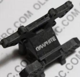 A-9843 Losi Team Sw Street Weapon Front Shock Tower Plastic Black Graphite