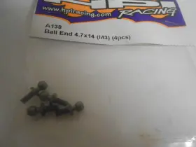 A138 Losi Vintage Team Ball End 4.7 X 14 M3 4 Pieces