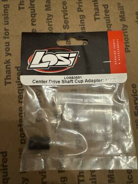 Losi B3581 Rc Ncr Center Drive Shaft Cup Adapter Steel Black 1