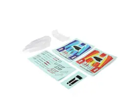 Los210033 Losi Lightweight Body And Wing Clear Mini-b Bl