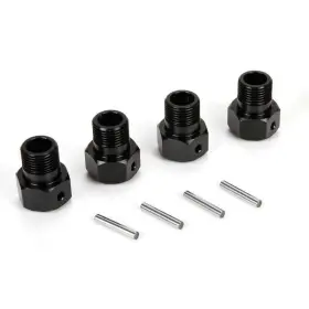 Los252050 Losi Wheel Hex Black And Pin 4 Mtxl Dbxl-e