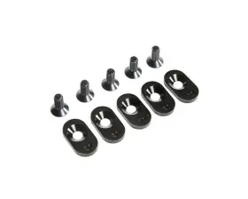 Los252103 Losi Engine Mount Insert And Screws 20t Black 5 5ive-t 2.0 Fits 62t Spur