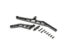 Los351015 Losi Dbxl-e 2.0 Aluminum Rear Chassis Brace Set Black New