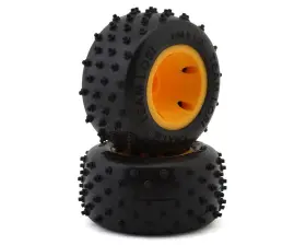 Los41031 Losi Mini Jrxt Pre-mounted Rear 6 Row Tire Set Orange 2