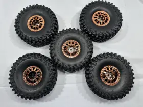 Los43028 Losi Lasernut U4 Tires Bfg And 12mm Wheels Copper 2.2 Pre-mounted Glued