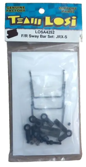 Losa4252 Losi Team Front / Rear Sway Bar Set Jrx-s