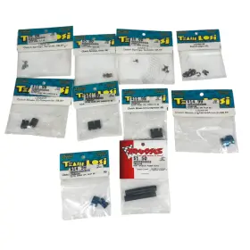 Losa6047 Losi Team Clutch Shoes Springs E-clips Composite Aluminum Heat Shields Lot Of 10