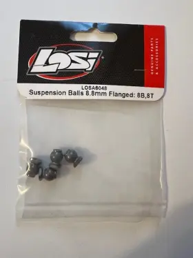Losa6048 Losi Suspension Balls 8.8mm Flanged 8b 8t