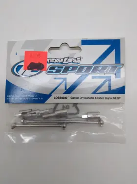 Losb0930 Losi Team Center Driveshafts&drivecups For Mlst 1/18 Scale Truck