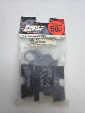Losi Losb2257 Team Sport R/l Bulkheads And Diff Retainer Lst/lst2/aft Nos Nip B105