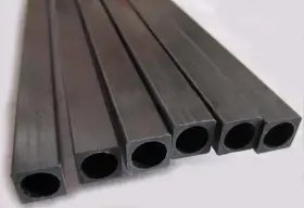 8.5mmpultruded Lukyo 751965190441 Square Carbon Fiber Tubes 10x10x8.5x330mm Inner Rounddiameter
