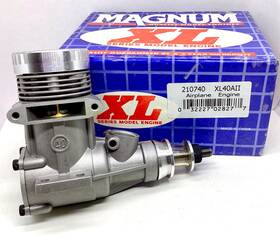 Magnum Xl 210740 40 Aii Rc Airplane Model Engine W/remote Needle Valve Pristine